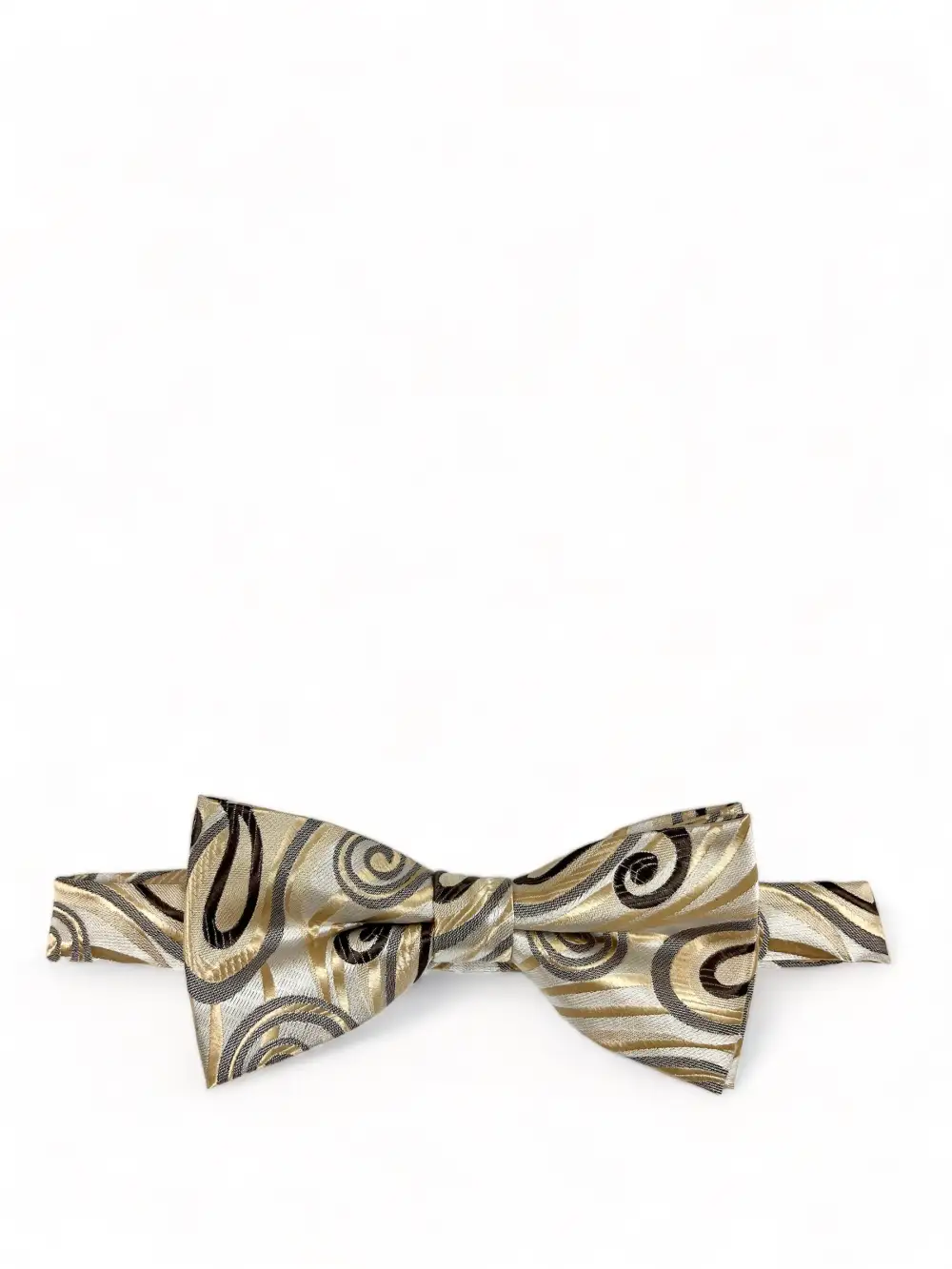 Classic Paisley Polyester Bow Tie