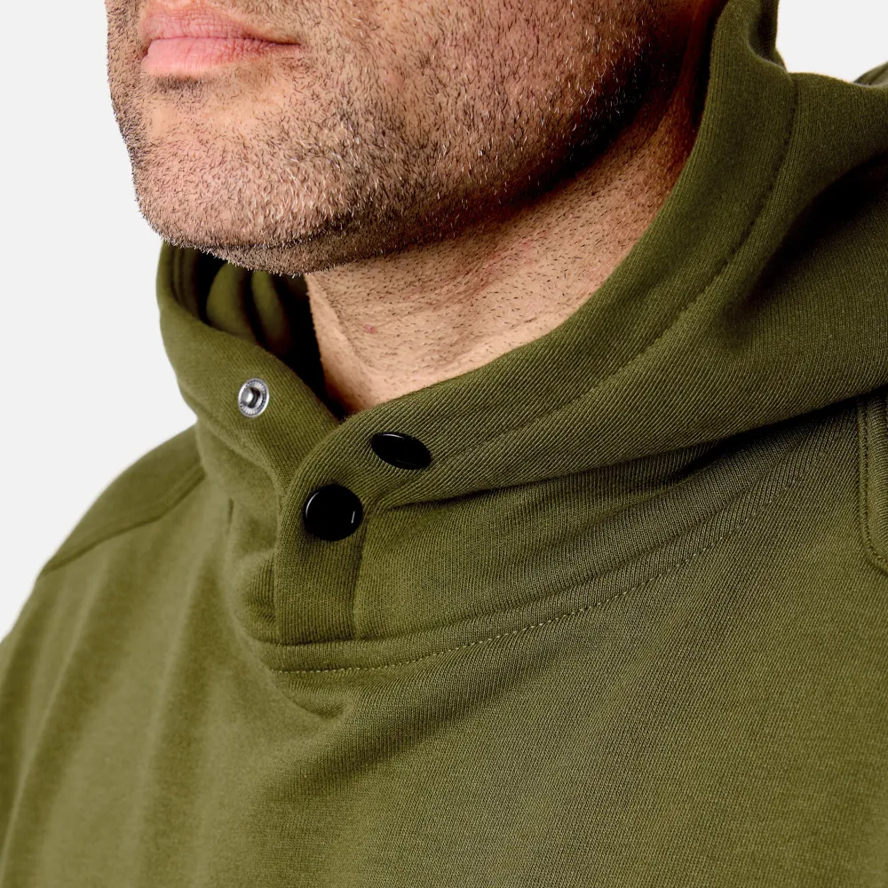 The Shevlin Hoodie Men's Water Resistant Workwear Hoodie  Midweight Fabric, DWR Finish & Hard Hat-Compatible Hood