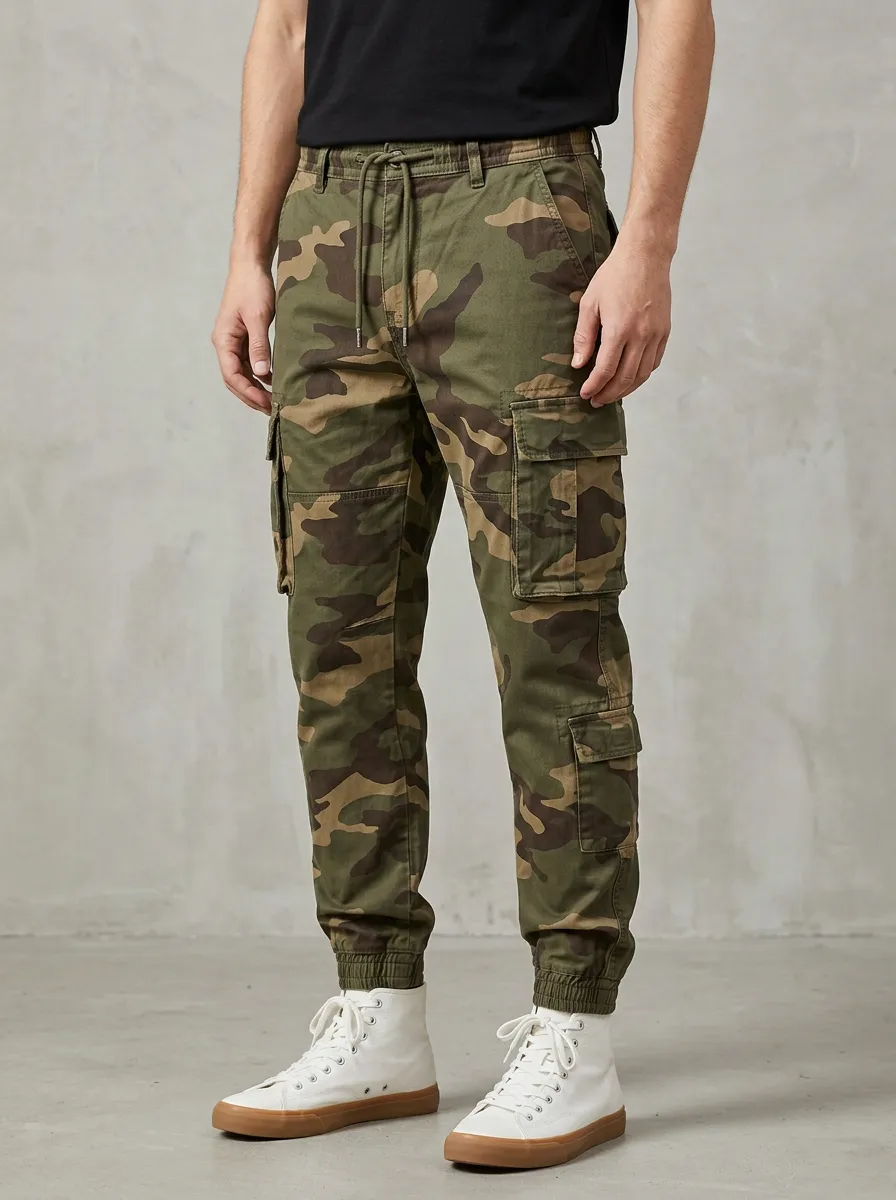 Rugged Camouflage Tactical Camouflage Cargo Pants