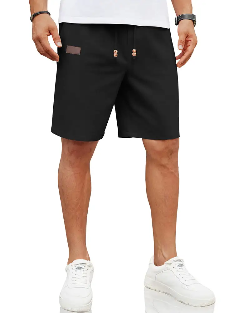 Men's Casual Linen Blend Casual Shorts
