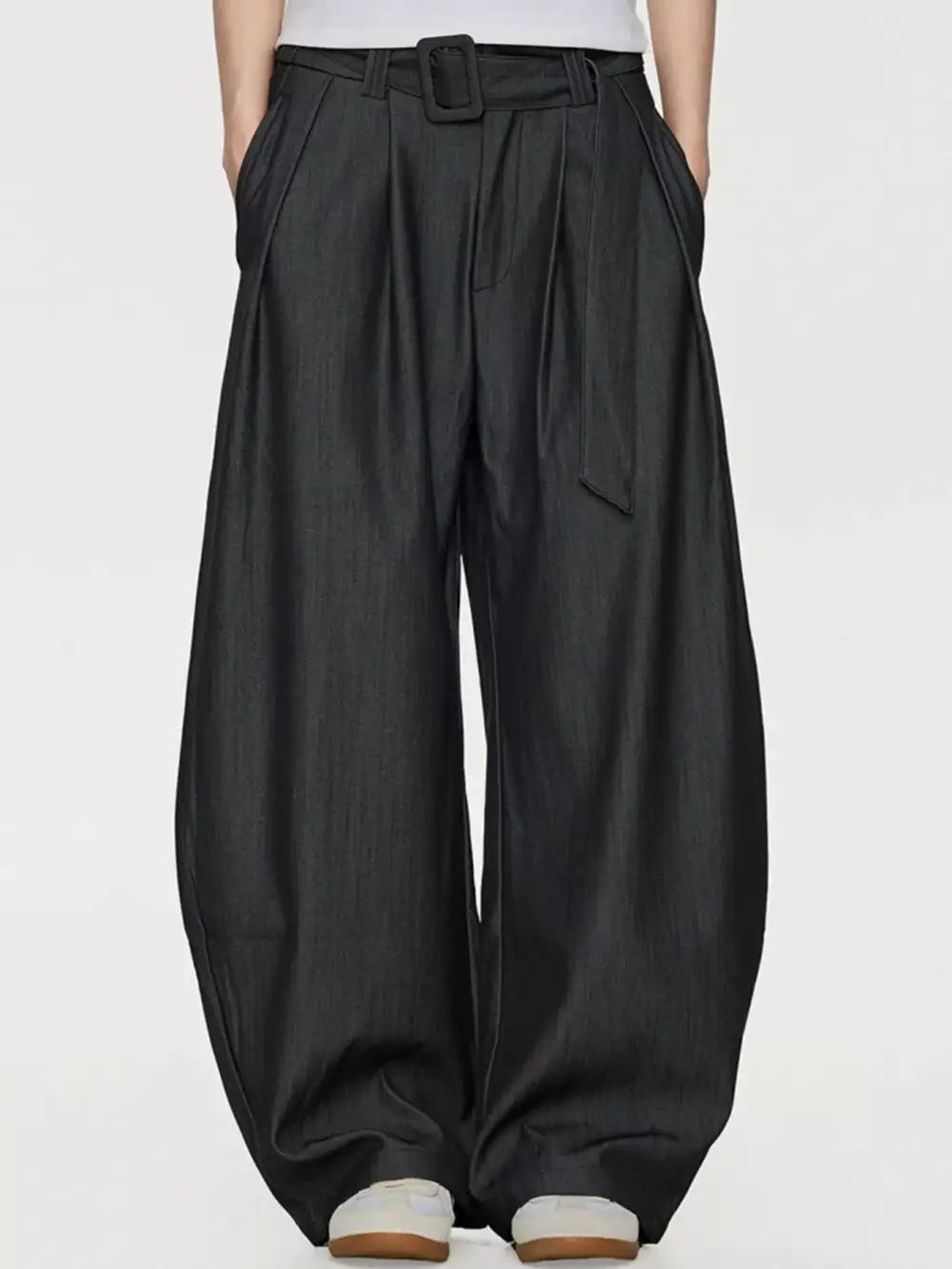 Men's Plus Size Wide Leg Dress Pants