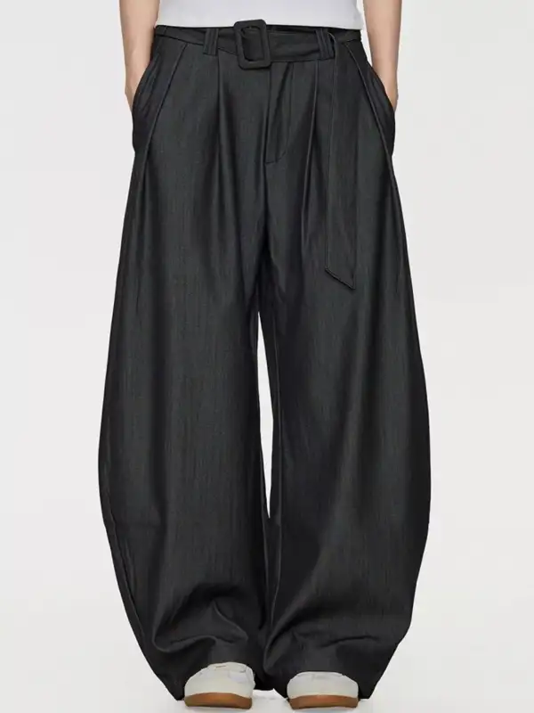 Men's Plus Size Wide Leg Dress Pants
