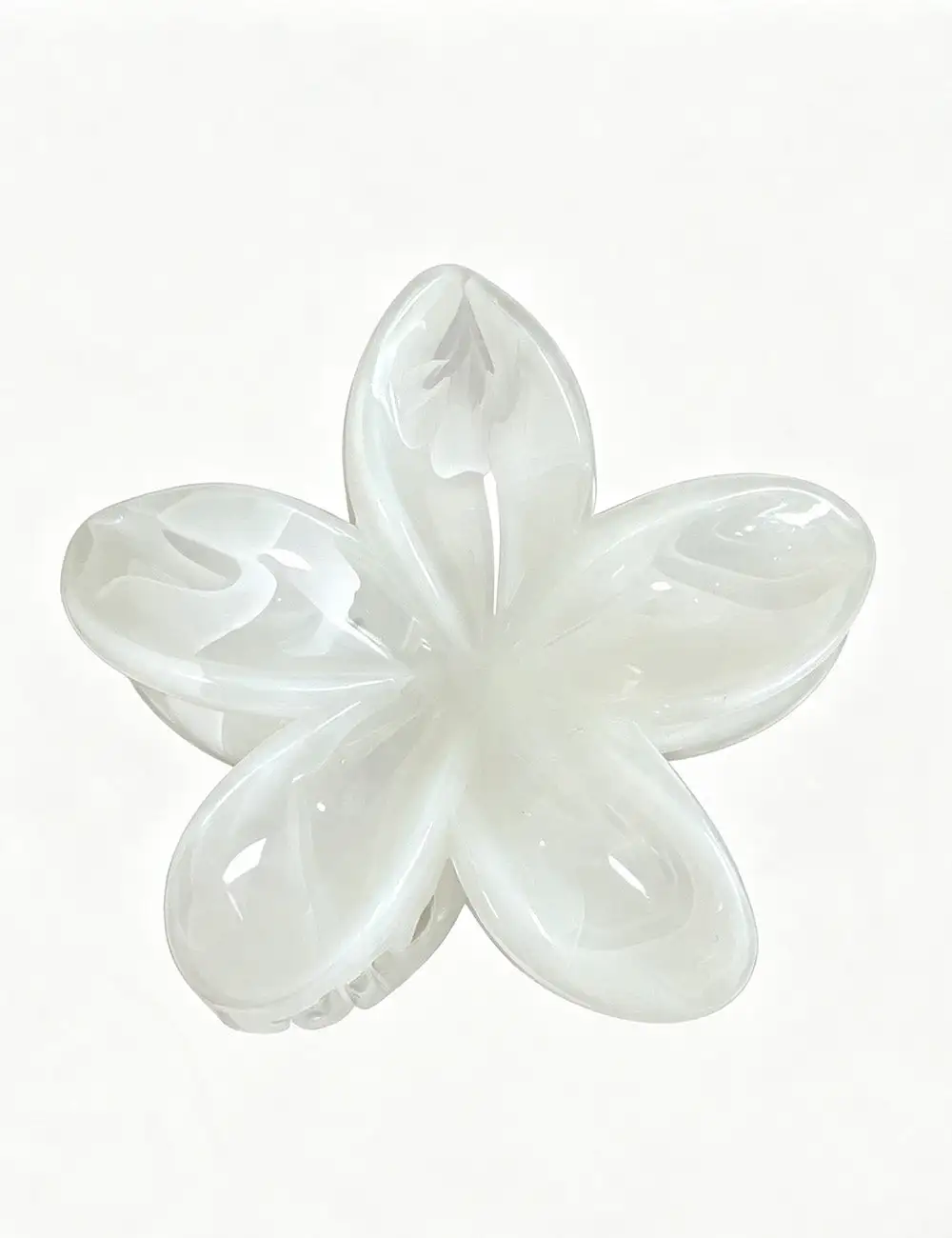 Plumeria Flower Shape Hair Hair Claw Clip