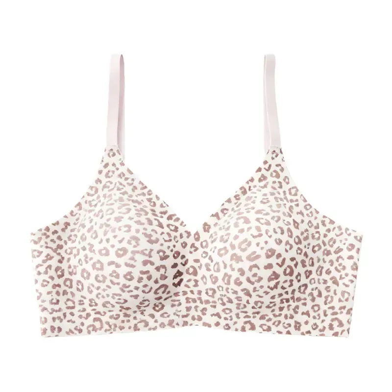 Jelly Wireless Women Comfortable Push Up Bras Wireless Seamless Full Coverage Bra Buttery Soft Everyday Tshirt Bra