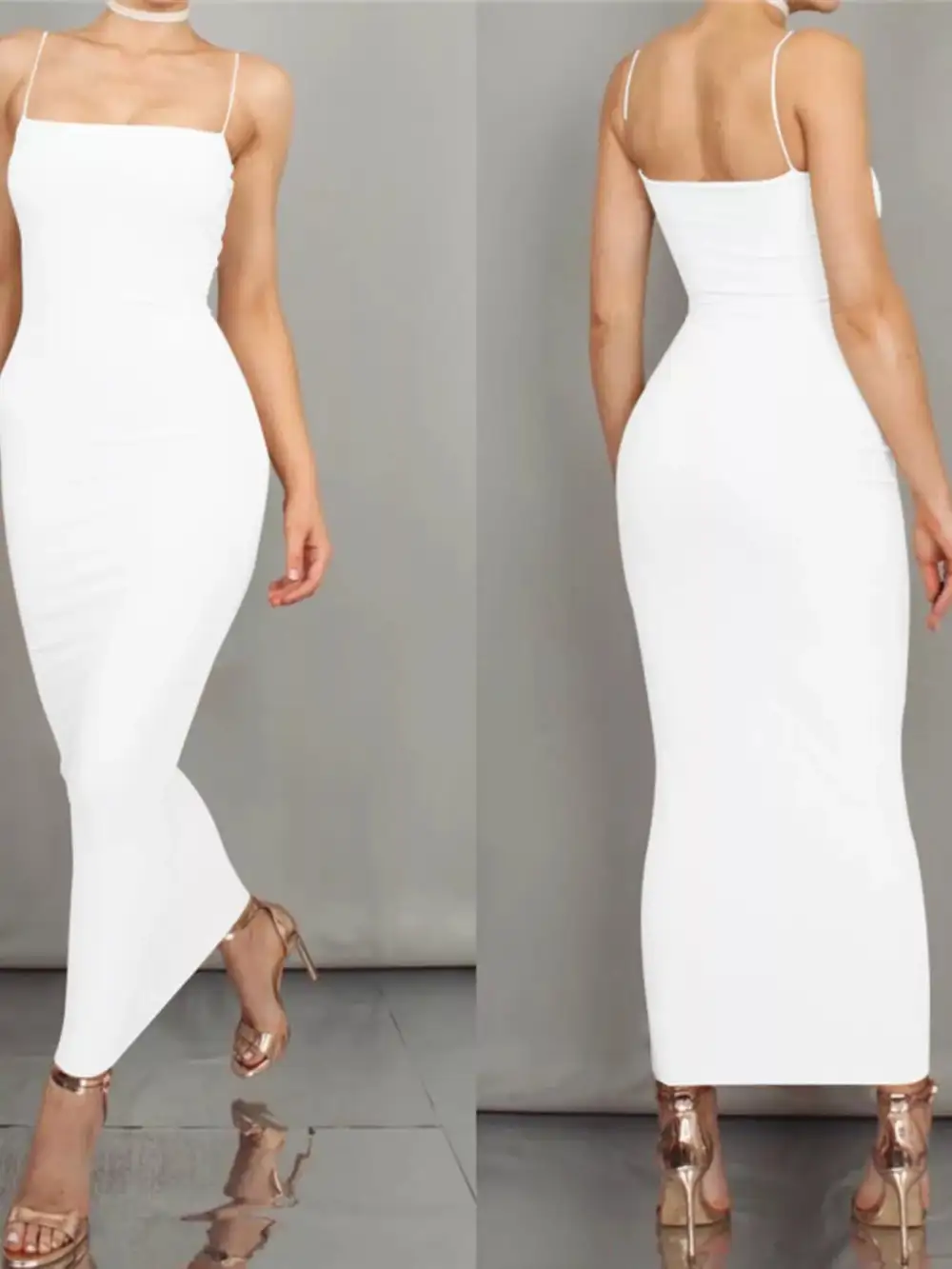 Lightweight Feel Sleeveless Midi Dress