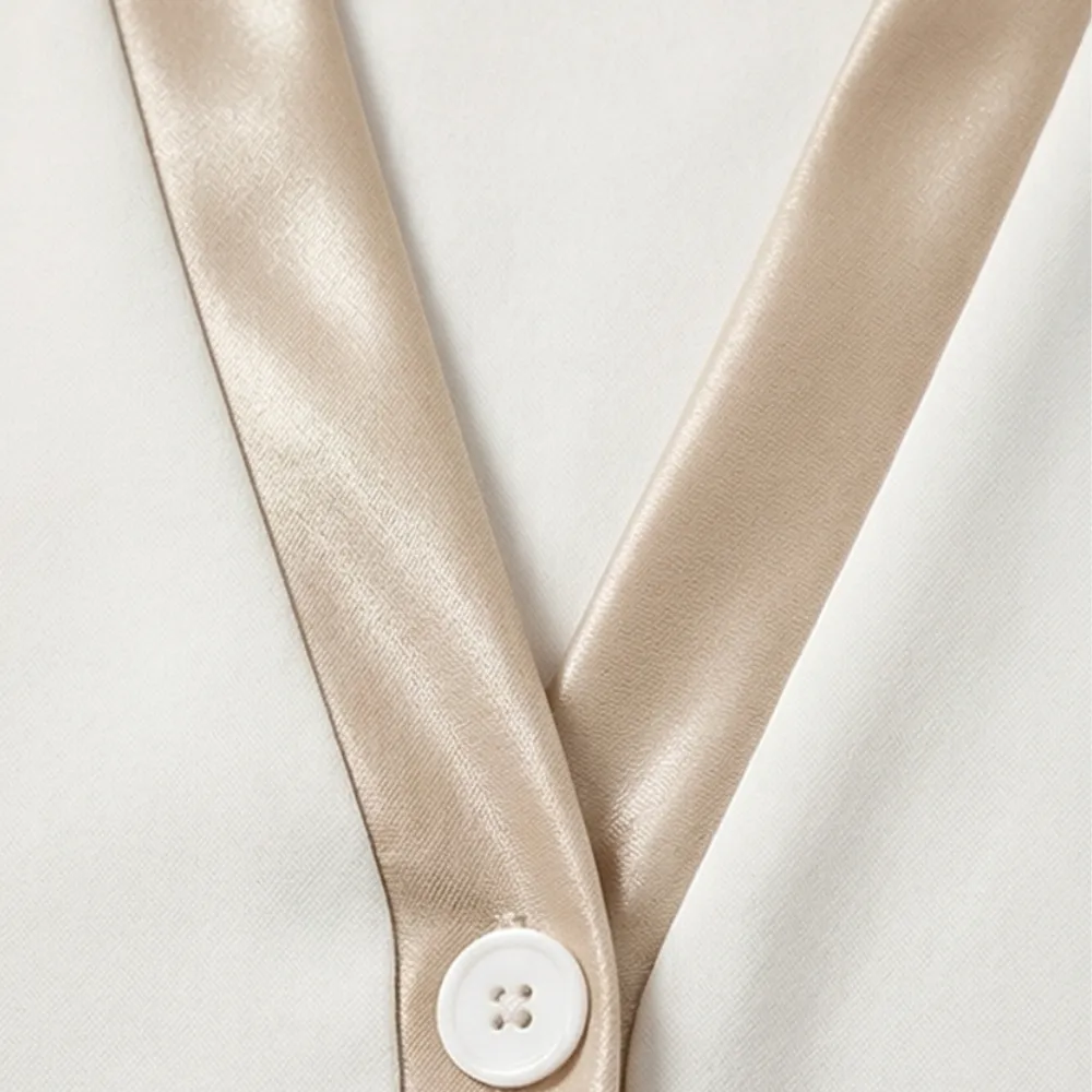 Satin Trim Matching Set