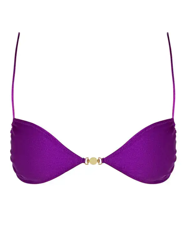 Split Backless Str Tight Bikini Top Swim Set