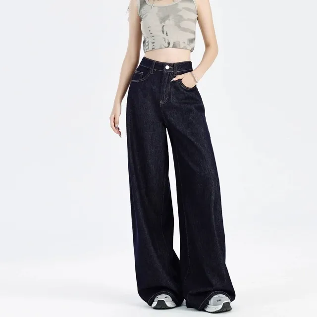 Modern High Waist Wide Leg Jeans