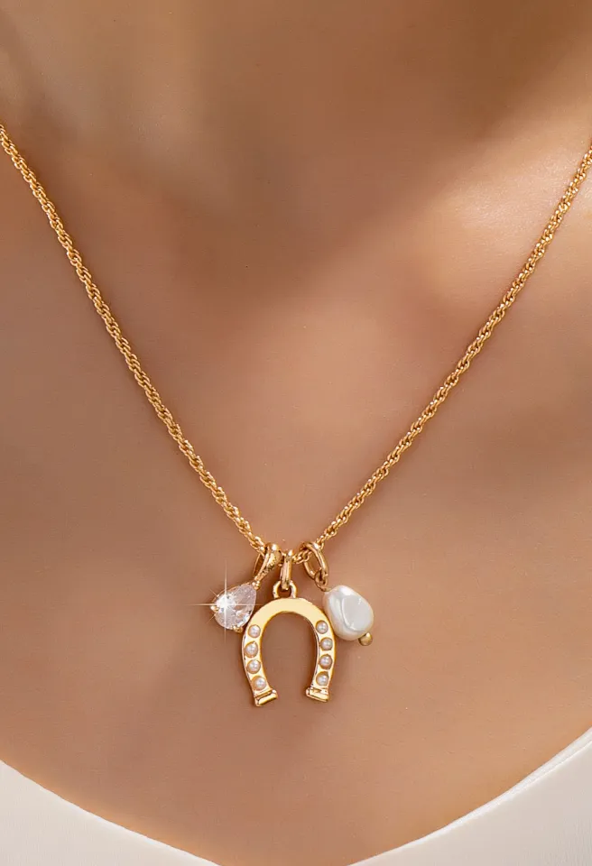 Horseshoe Pendant Necklace