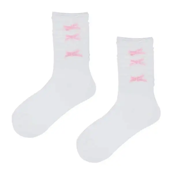 Coquette Aesthetic Bows Socks