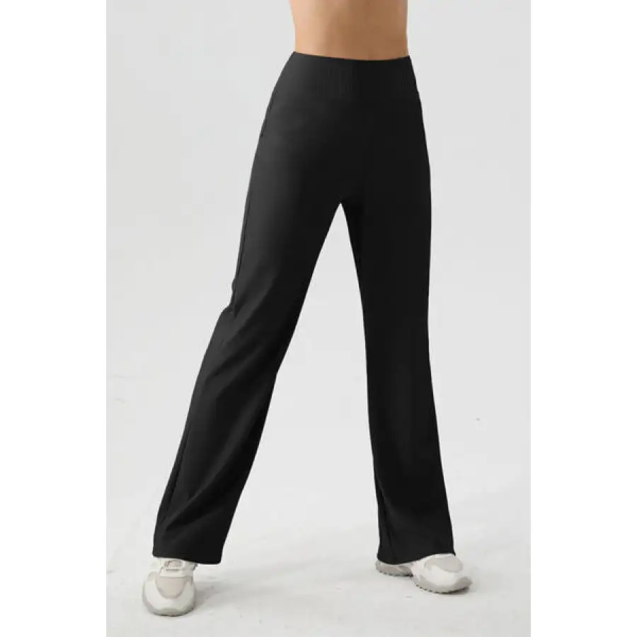 High Waist Straight Active Pants