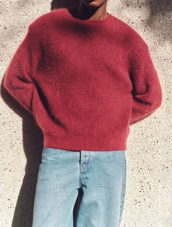 Brick Rib Knit Sweater