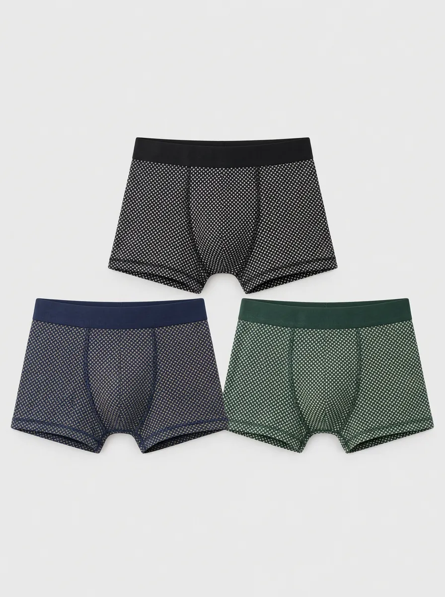 Men's Sterling Geometric Boxer Briefs 3-Pack