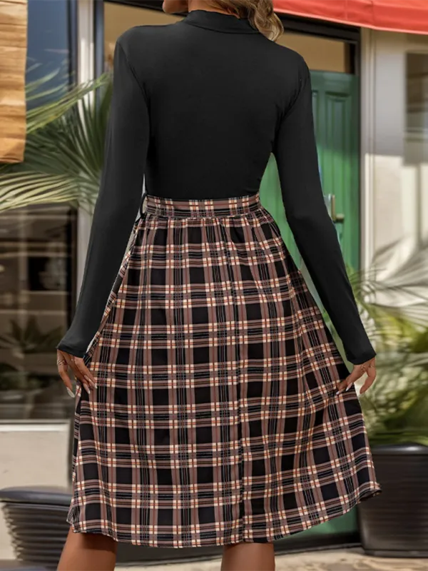 Practical Collared Fitted Dress