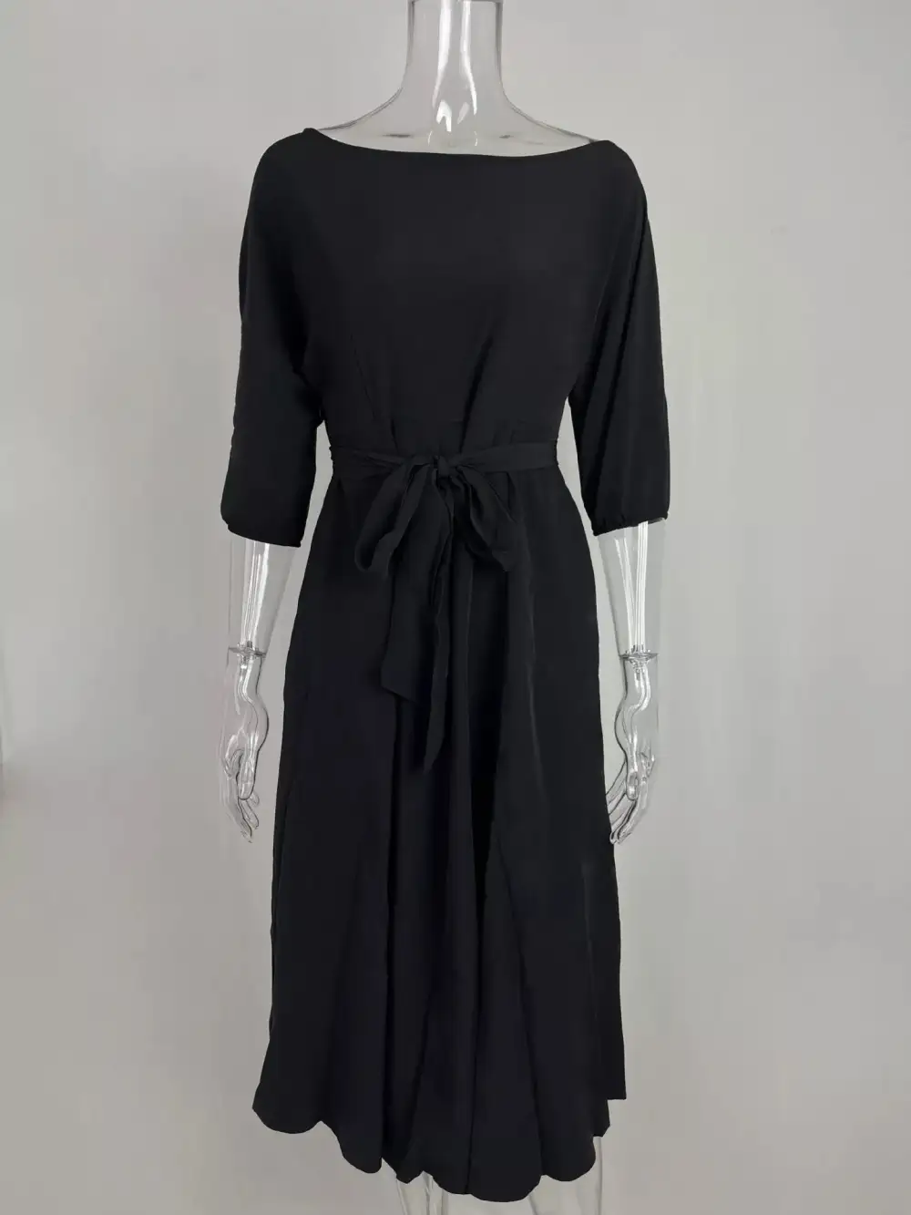 Tie Waist Dress Casual