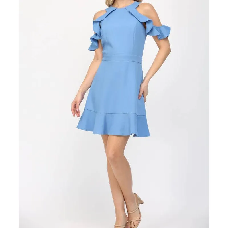 Ruffle Detail Casual Dress