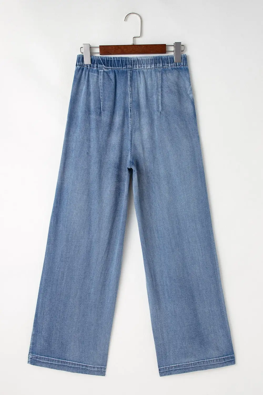 Easy High Waist Wide Leg Denim Jeans