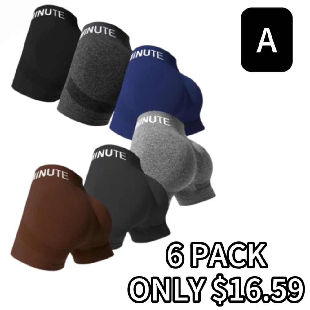 Women's Letter Print High Waist Gym Shorts