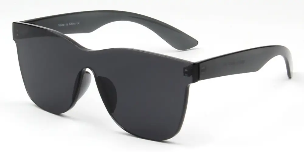 Retro Flat Lens Square Tinted Sunglasses