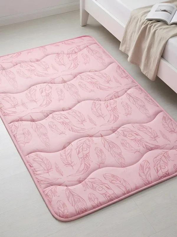 Foldable Cooling Feather Pattern Pattern Cooling Mat