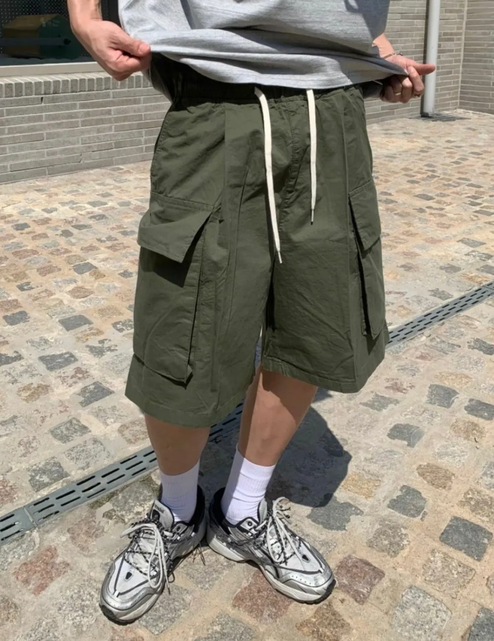 Knee Length Cargo Shorts