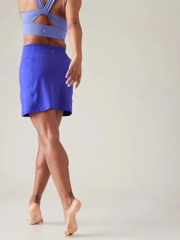 Bright Blue Mini Skirt For Vibrant Casual Style