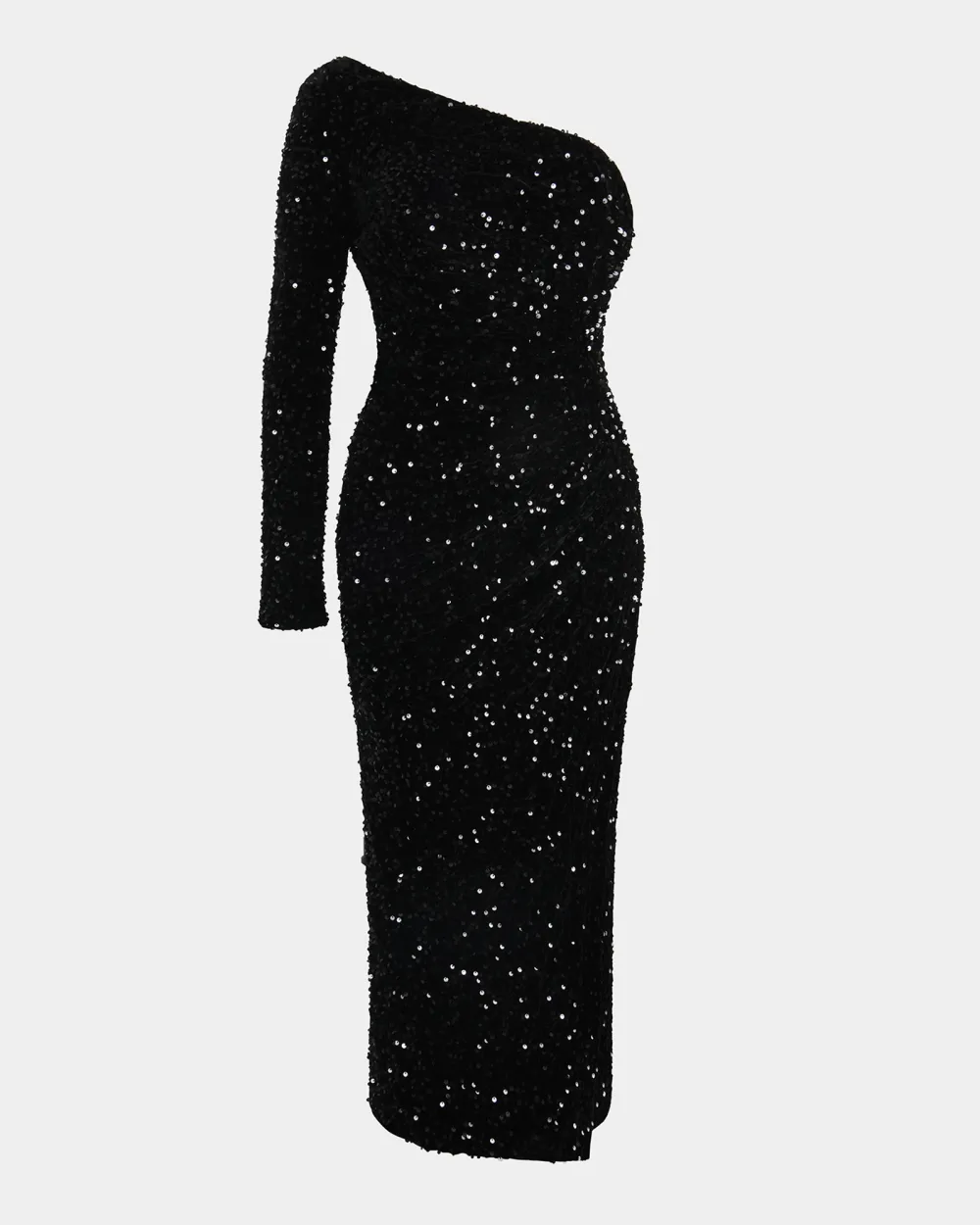 One Shoulder Sequin Dress