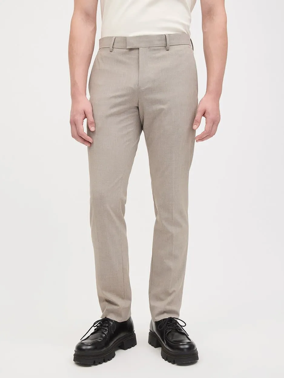 Tawny Taupe  Commuting Style Suit Pant
