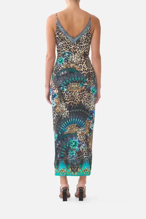 Strappy Dress with Twist Front