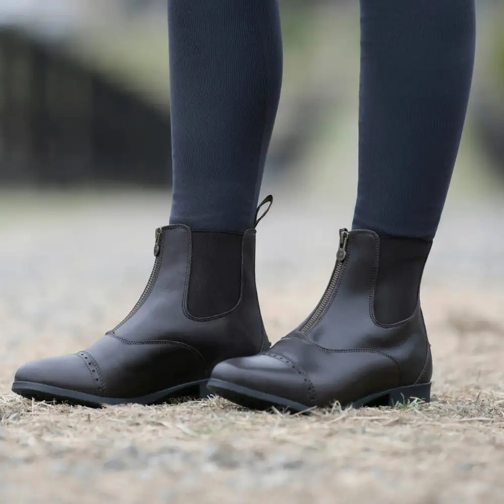Black Childrens Foundation Zip Paddock Boots II