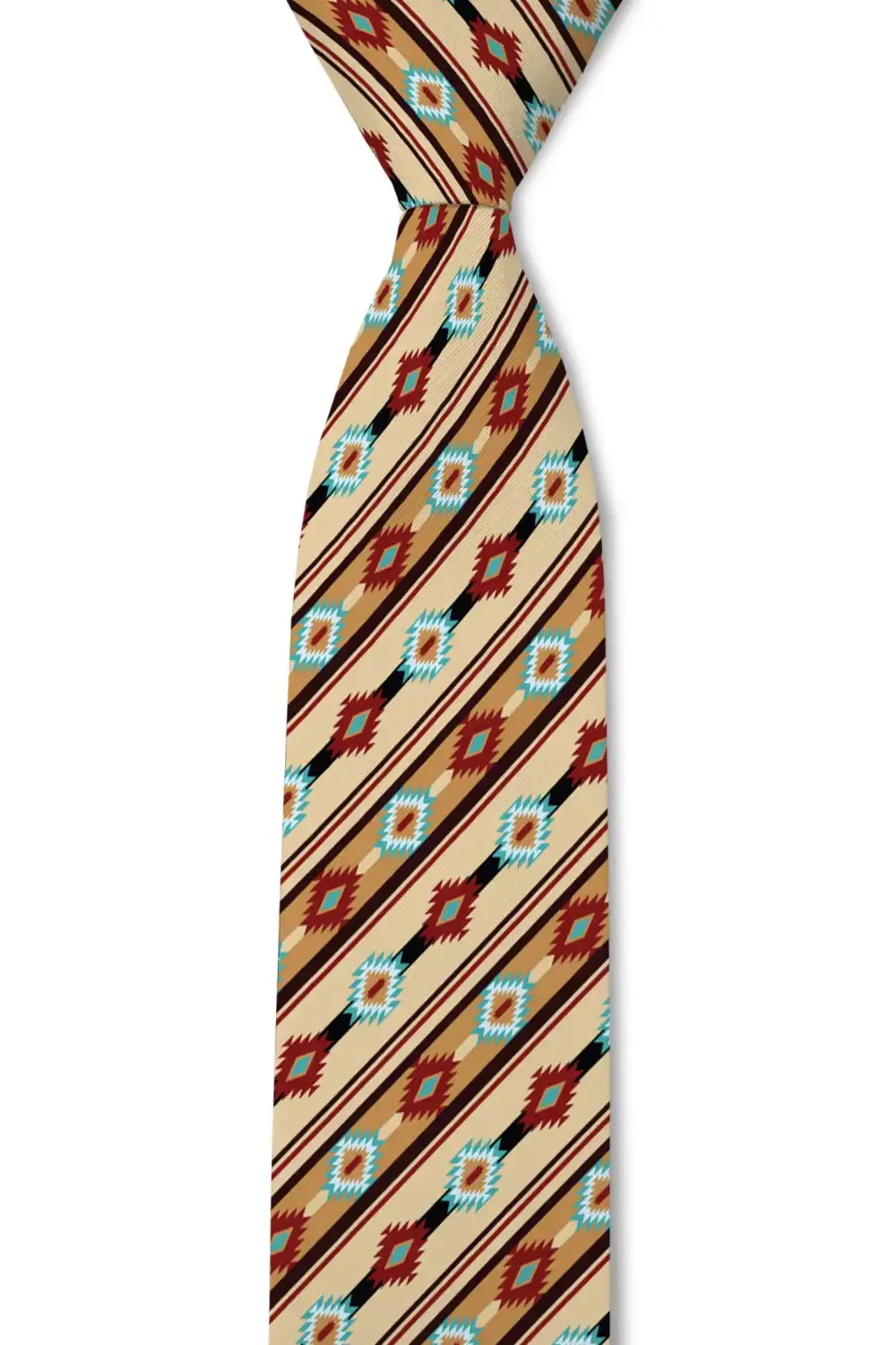 Crisp Striped Pattern Necktie