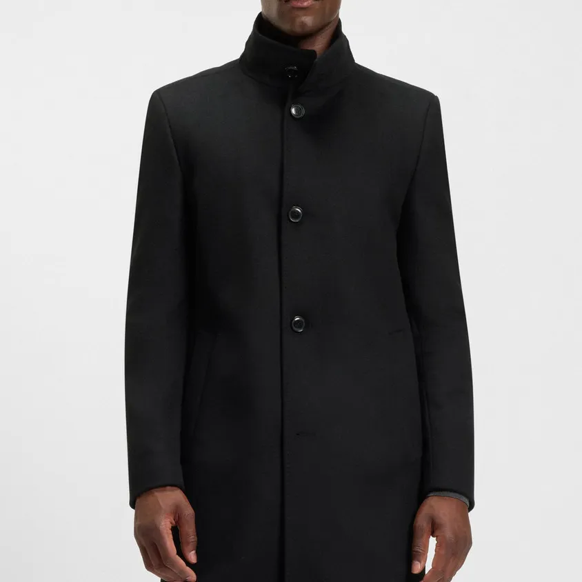 Wool-Blend Cashmere-Blend Men's Coat