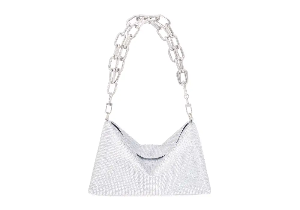 Modern Bow Slouch Pouch Shoulder Bag