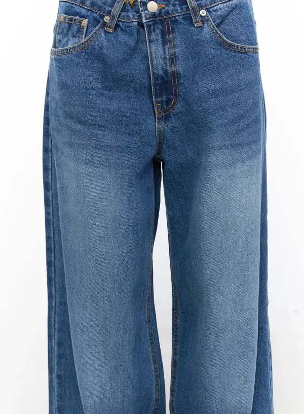 Wide-Fit Streetwear Wide Leg Jeans