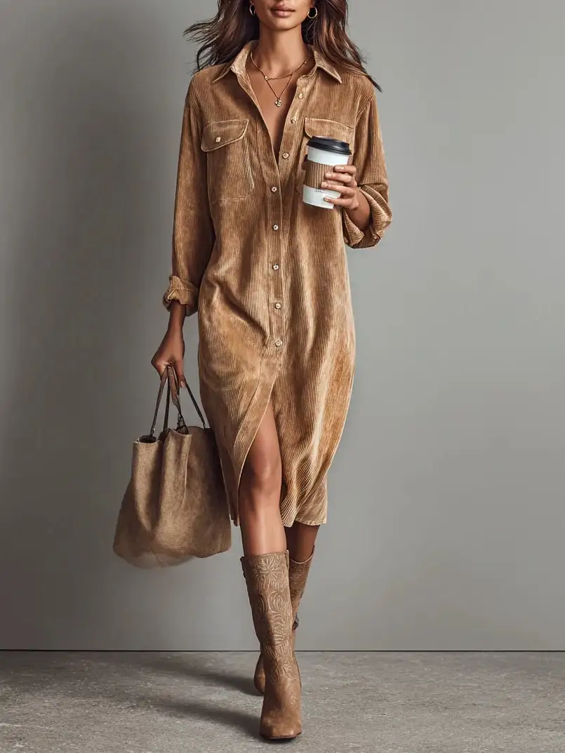 Artful Refined Women's Midi Dress