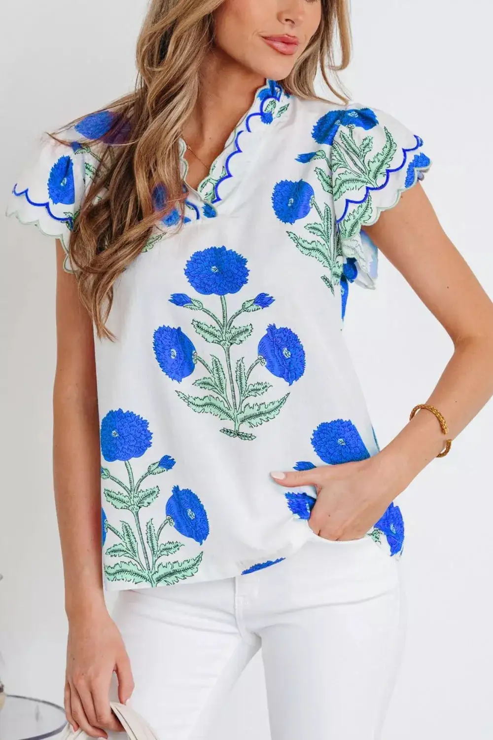 Everyday V-Neck Blouse