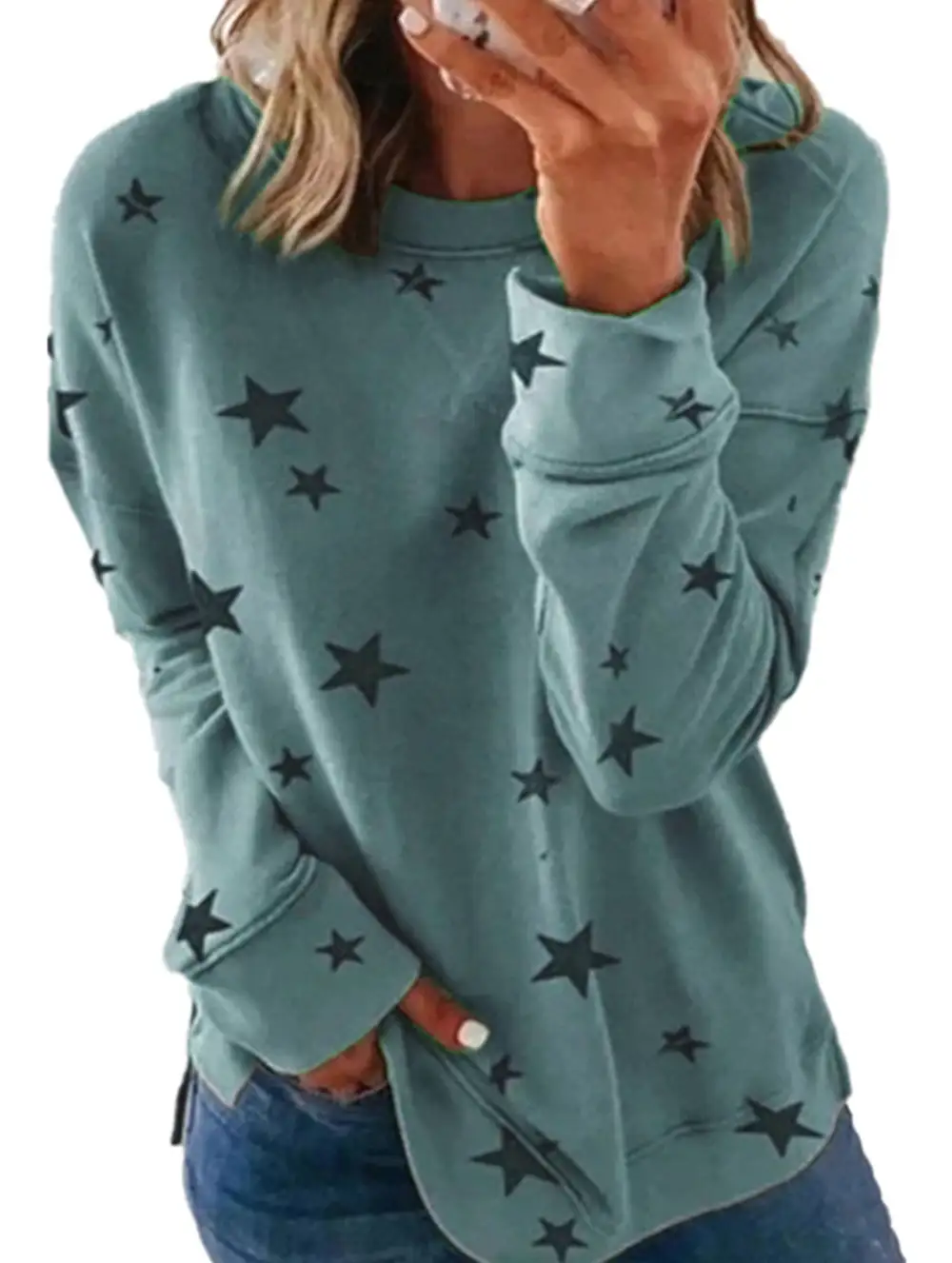 Loose Large Size Long-Sleeved Tee