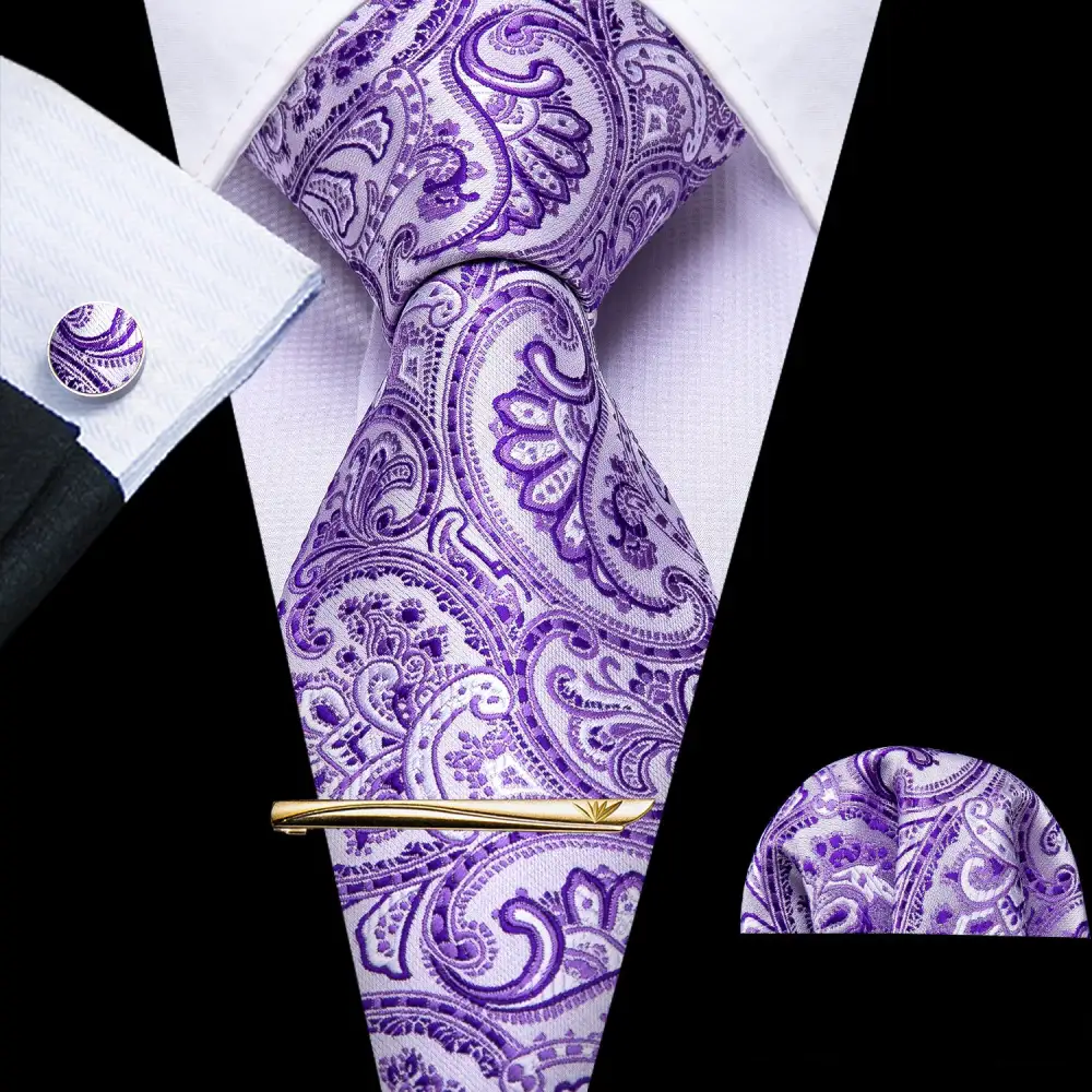 Elevated Paisley Silk Necktie Set