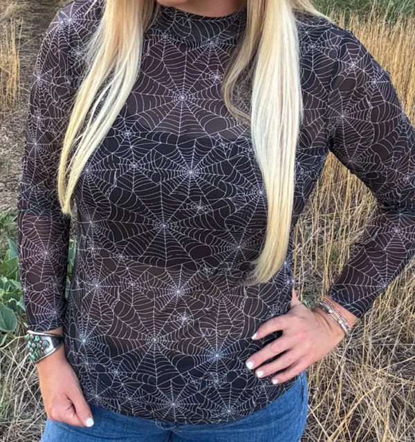 Spider Web Mesh Top