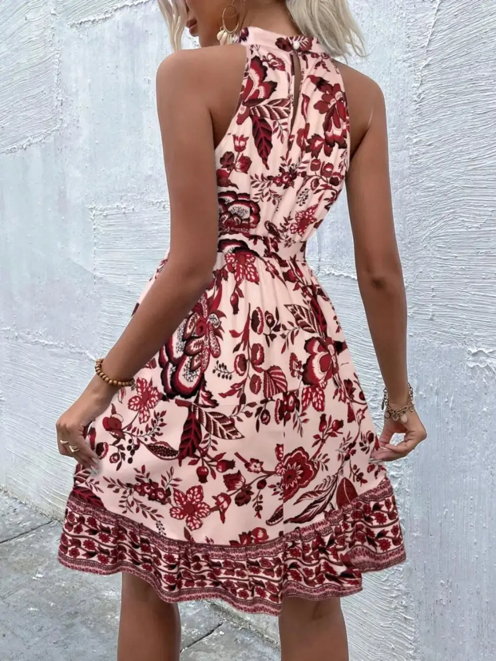 Tie Detail Mini Dress