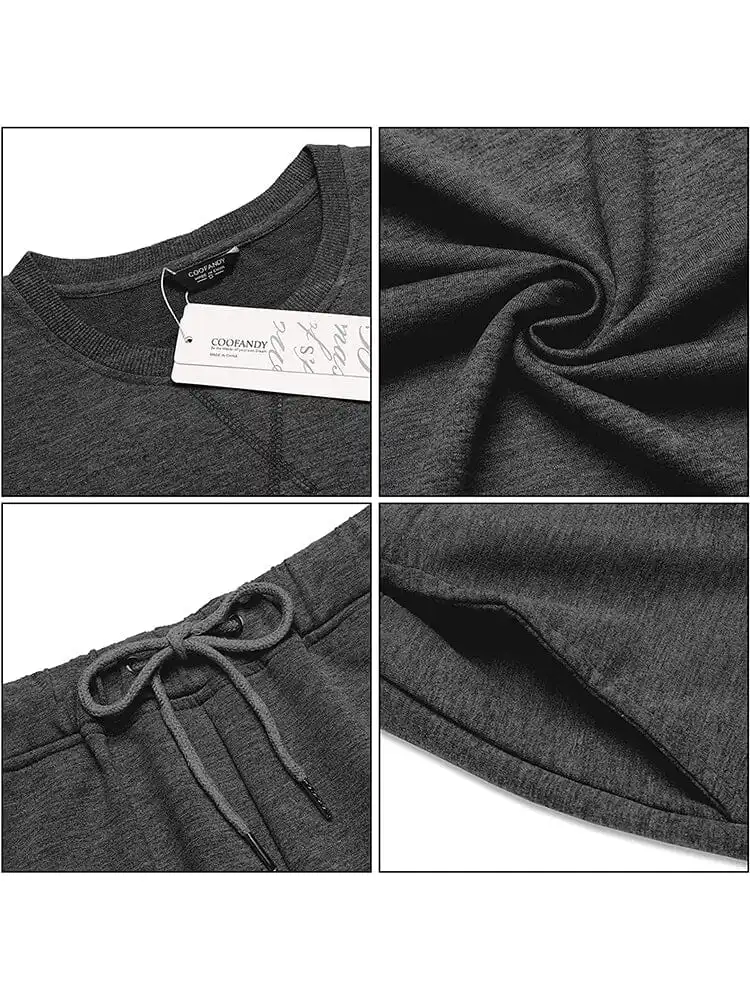 Athletic Casual Tracksuit Two Piece Set