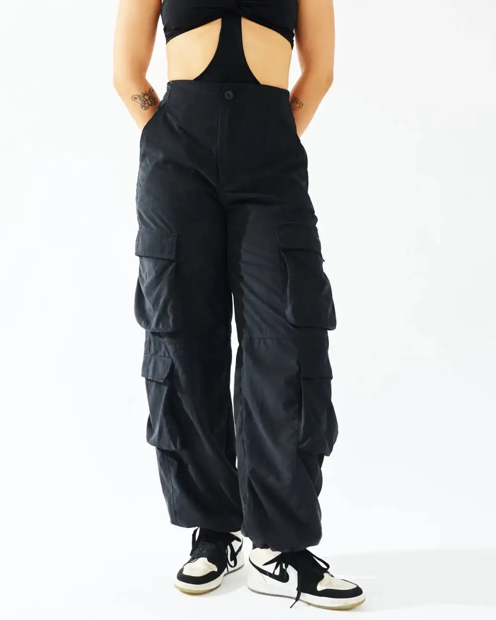 Relaxed Parachute Pants