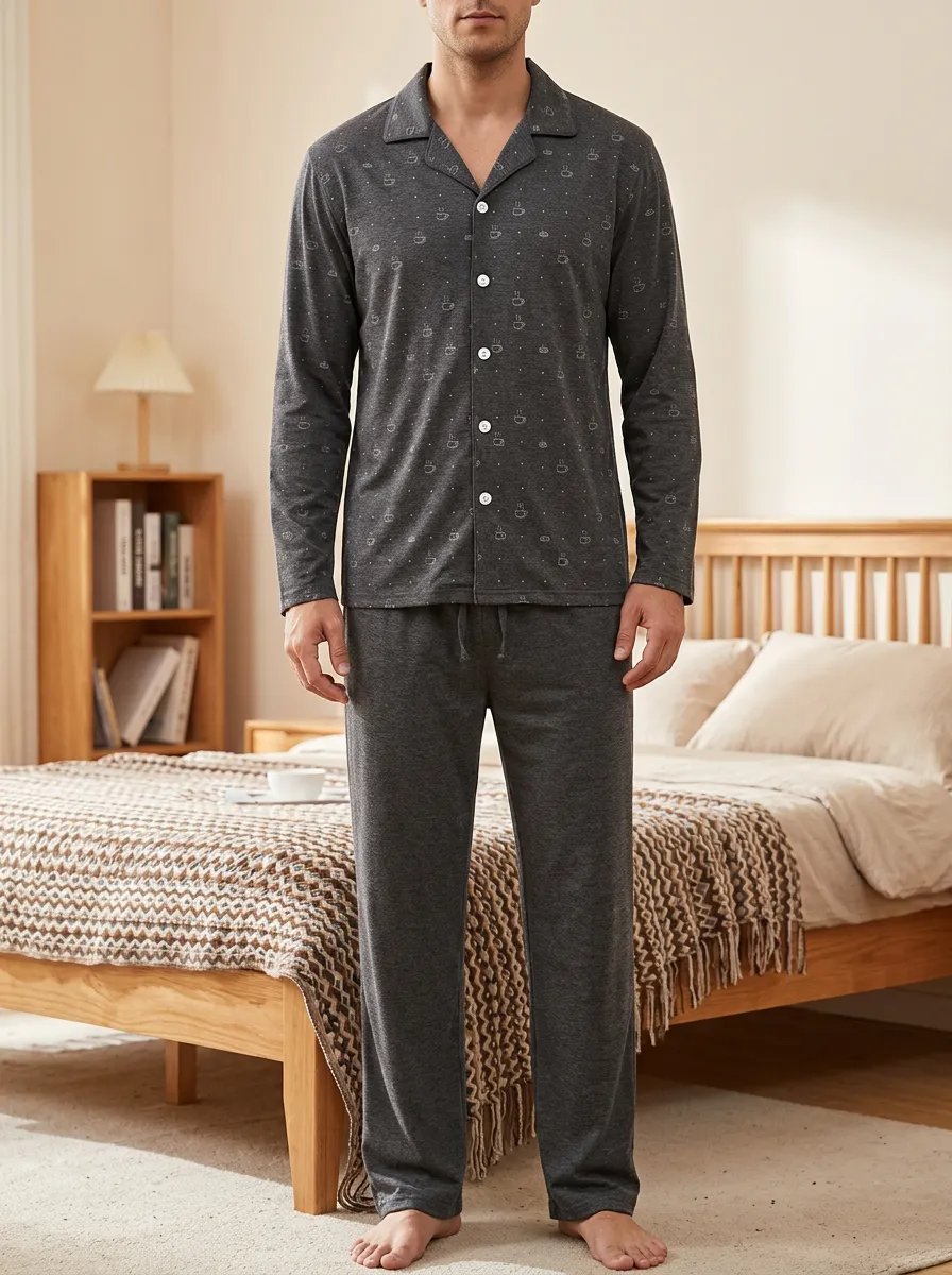 Classic Style Classic Men's Pajama Set