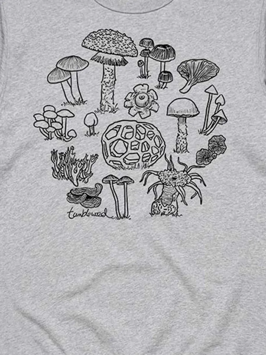 Simple Art Mushroom Pattern's Versatile Sportswear Shirt