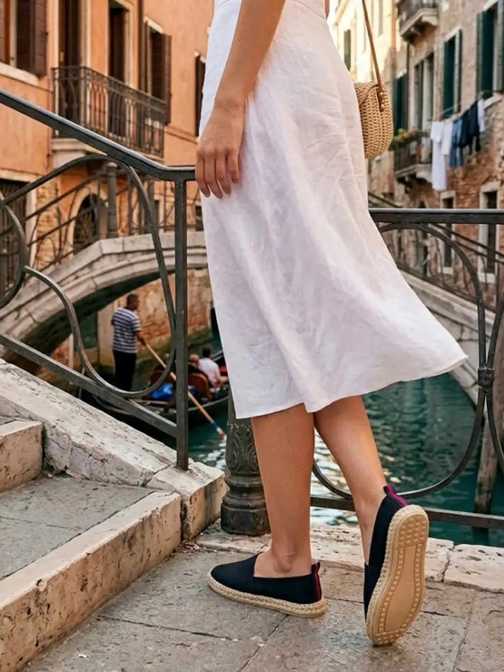 Women's Relaxed Casual Canvas Espadrille Sandals
