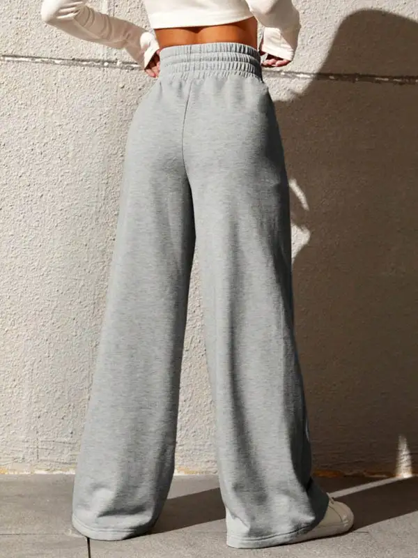 Straight Leg Loose Sweatpants Wide Outdoor