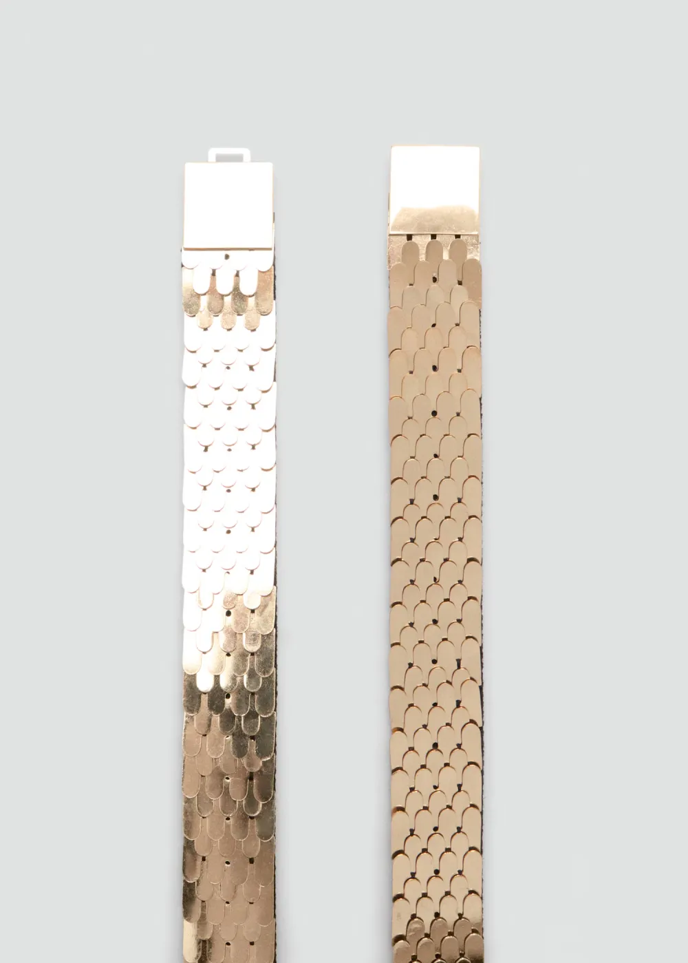 Casual Style Skinny Metal Belts