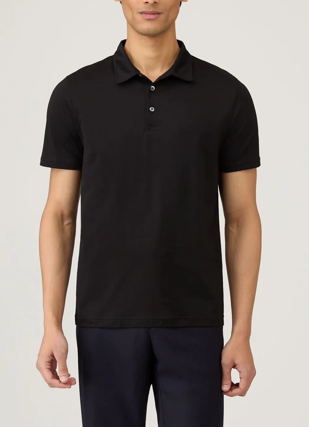 Versatile Everyday Regular Fit Cotton Jersey Short Sleeve Polo Shirt