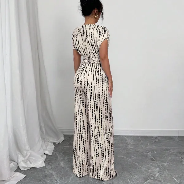 Wide-leg Strap Jumpsuit