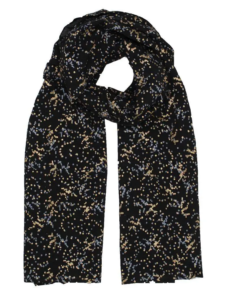 Splatter Dot Scarf Organic Cotton